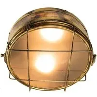Bulkhead Wall Light - Distressed, Metal