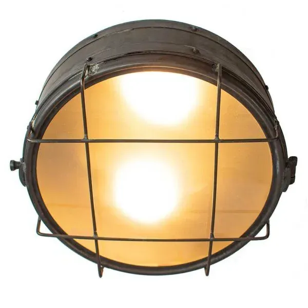 Bulkhead Wall Light - Polished Brass, Metal