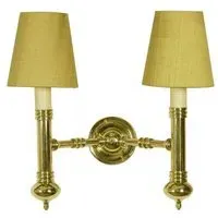 Carlton Twin Wall Light - Gold, Brass