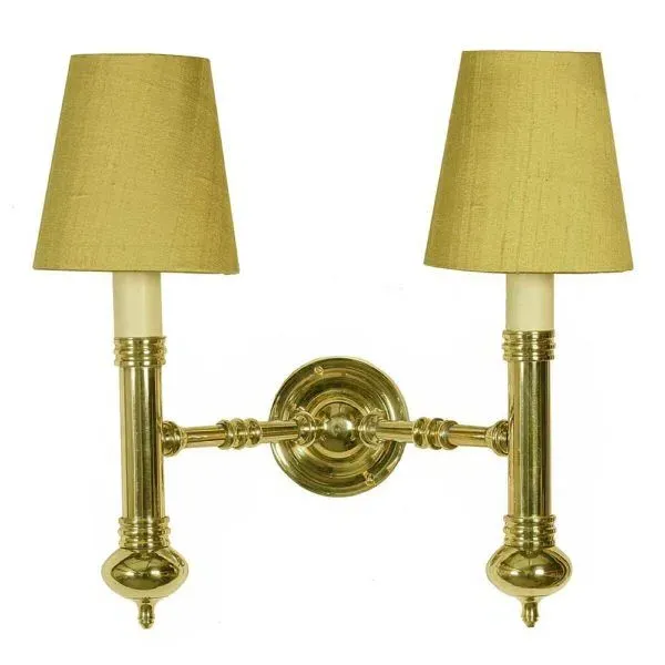 Carlton Twin Wall Light - Gold, Brass