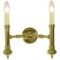 Carlton Twin Wall Light - Polished Brass