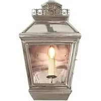 Chateau Wall Lantern Light - Nickel, Brass