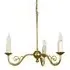 Cottage 3-Branch Pendant Light - Distressed Brass