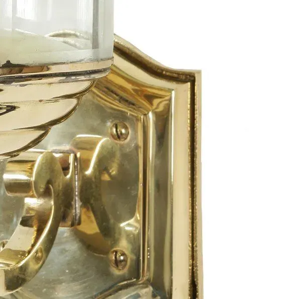 Cylindrical Wall Light - Antique, Glass