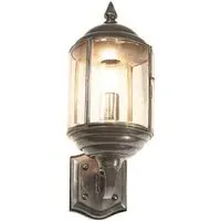 Cylindrical Wall Light - Antique, Glass