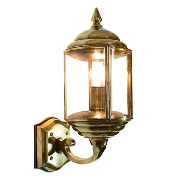 Cylindrical Wall Light - Distressed, Glass