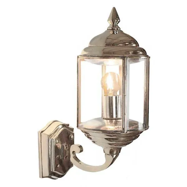 Cylindrical Wall Light - Natural Brass, Glass