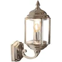 Cylindrical Wall Light - Nickel, Glass
