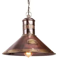 Deck Pendant Light - Distressed, Copper