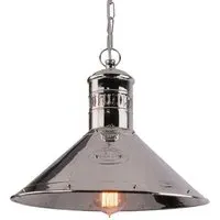 Deck Pendant Light - Nickel, Copper