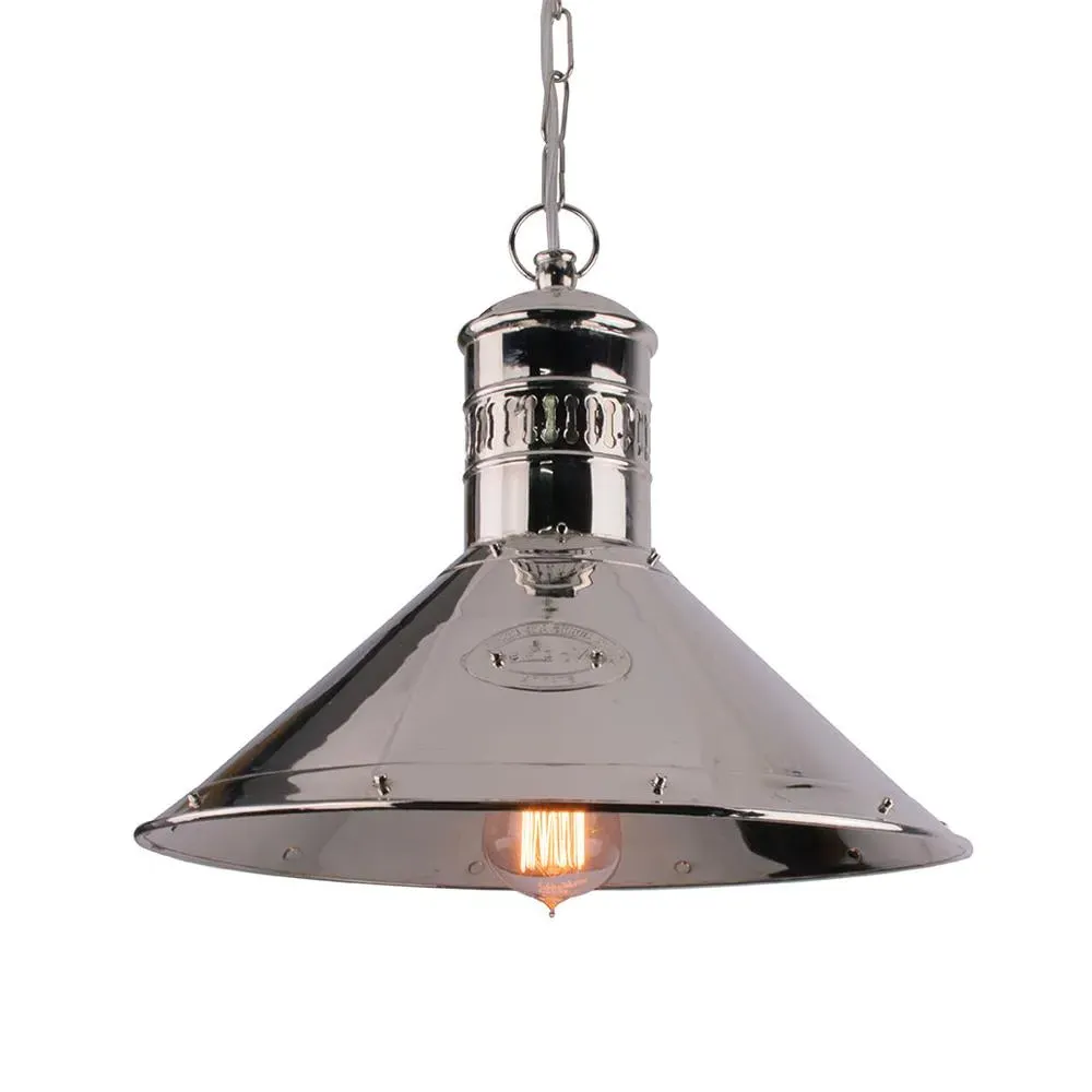 Deck Pendant Light - Nickel, Copper