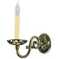 Empire Wall Light - Distressed Brass