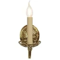 Empire Wall Light - Lacquered Brass