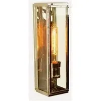 Engineer Large Wall Light - Polished Nickel, Brass