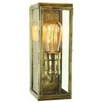 Engineer Small Wall Light - Distressed, Brass