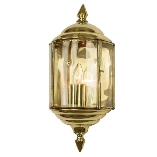 Flush Passage Lamp - Antique, Brass
