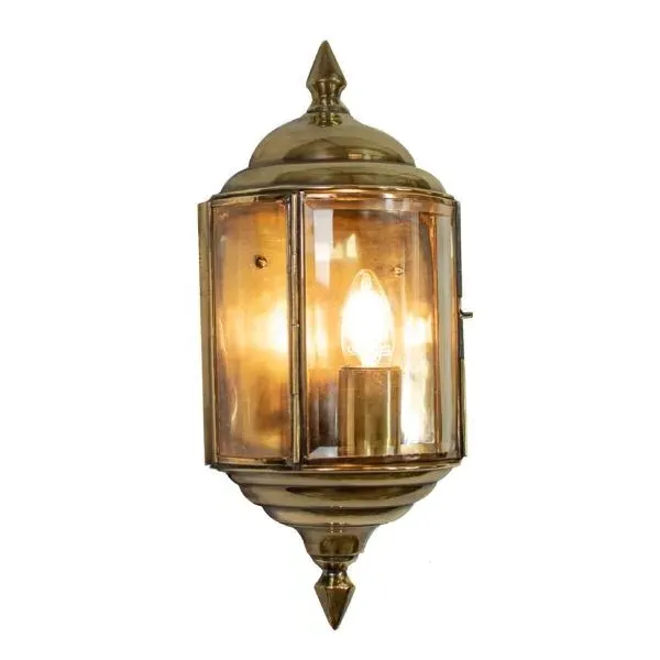 Flush Passage Lamp - Natural, Brass