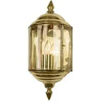 Flush Passage Lamp - Natural, Brass