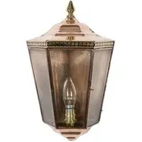 Flush Wall Light IP23 - Brass, Copper