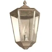 Flush Wall Light IP44 - Nickel, Copper