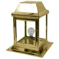 Gate Lantern IP23 - Natural, Brass