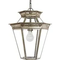 Georgian Hanging Lantern - Natural, Brass