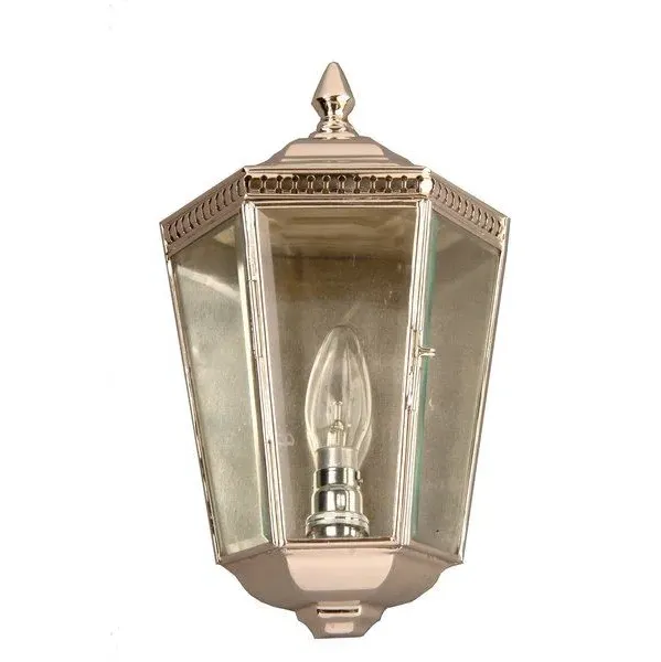 Georgian Passage Lamp IP44 - Nickel, Metal