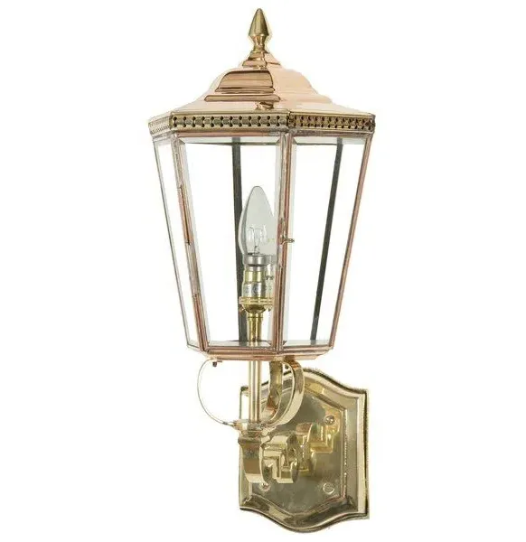 Georgian Wall Lamp with Finial - Distressed
