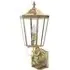 Georgian Wall Lamp with Finial - Natural Brass