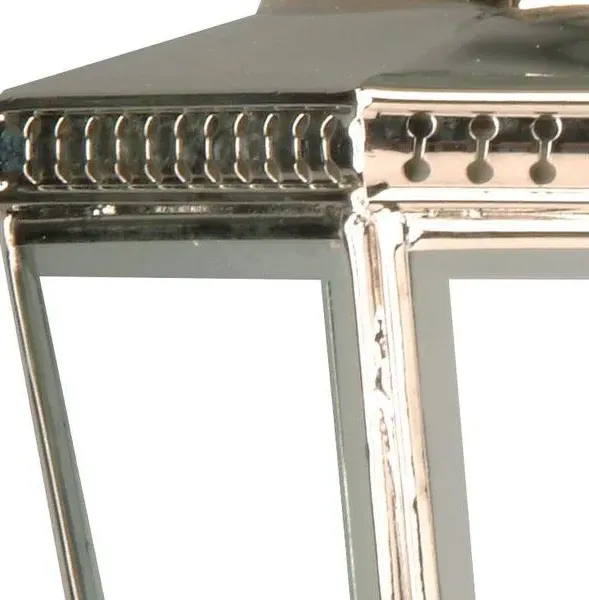 Georgian Wall Lamp with Finial - Polished Nickel