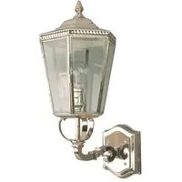 Georgian Wall Lamp with Finial - Polished Nickel
