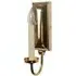 Georgian Wall Sconce IP20 - Natural Brass, Cast