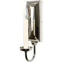 Georgian Wall Sconce IP20 - Nickel, Cast Metal