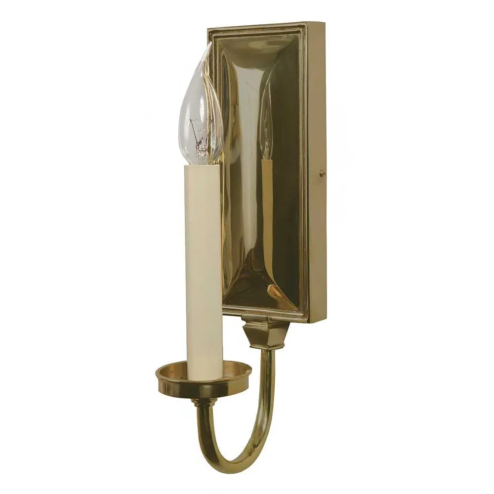 Georgian Wall Sconce IP44 - Brass, Cast Metal