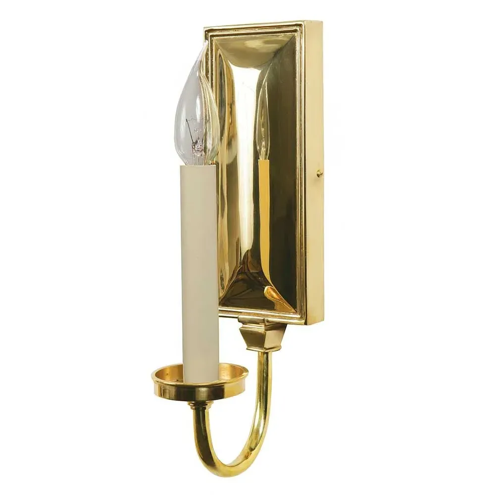 Georgian Wall Sconce IP44 - Brass, Cast Metal