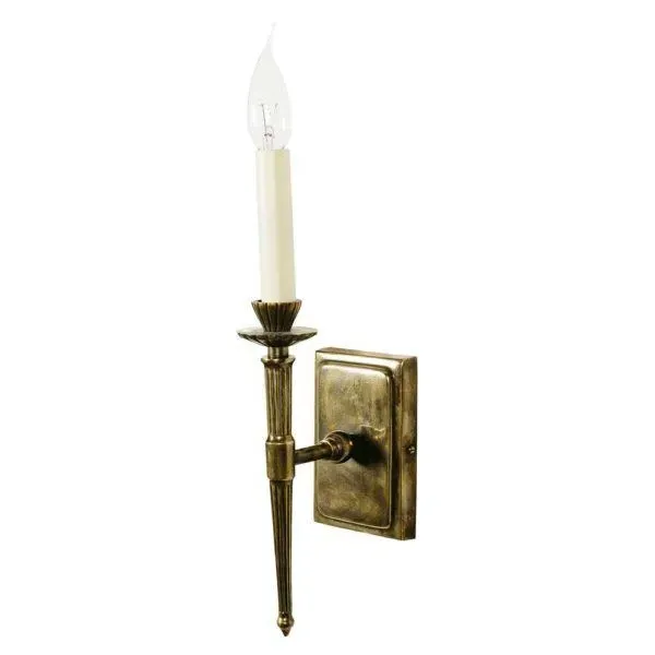 Hampton Wall Light - Distressed Brass image