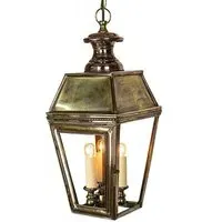 Kensington 3 Pendant Light - Distressed, Brass