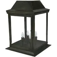 Large Gate Lantern IP23 - Antique, Brass