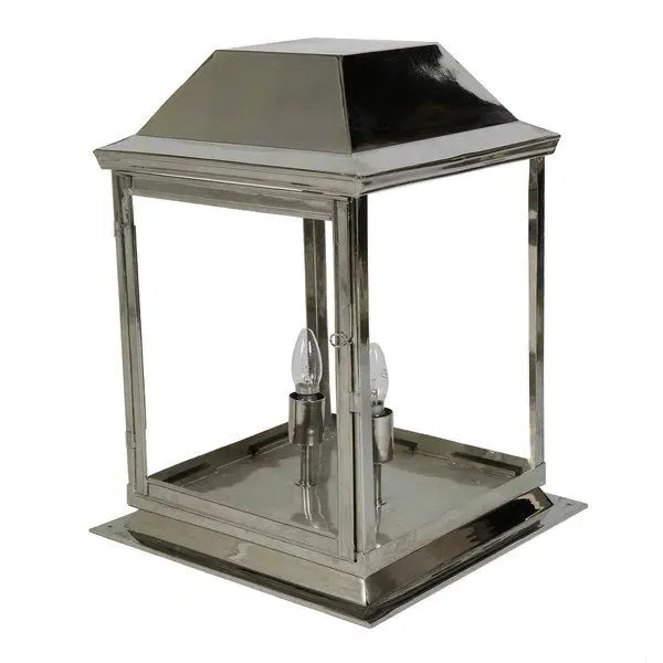 Medium Gate Lantern IP23 - Polished, Brass