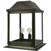 Medium Gate Lantern IP44 - Antique, Brass