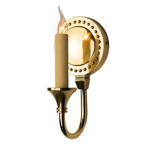 Opera Wall Sconce IP44 - Lacquered, Polished Brass