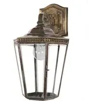 Overhead Arm Wall Light - Natural Brass