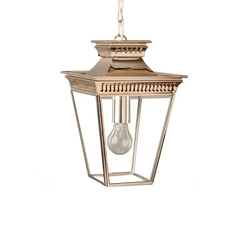 Pagoda Large Pendant Light - Distressed Brass