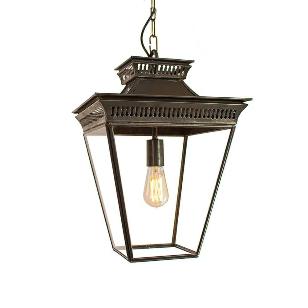 Pagoda Medium Pendant Light - Old Antique Brass