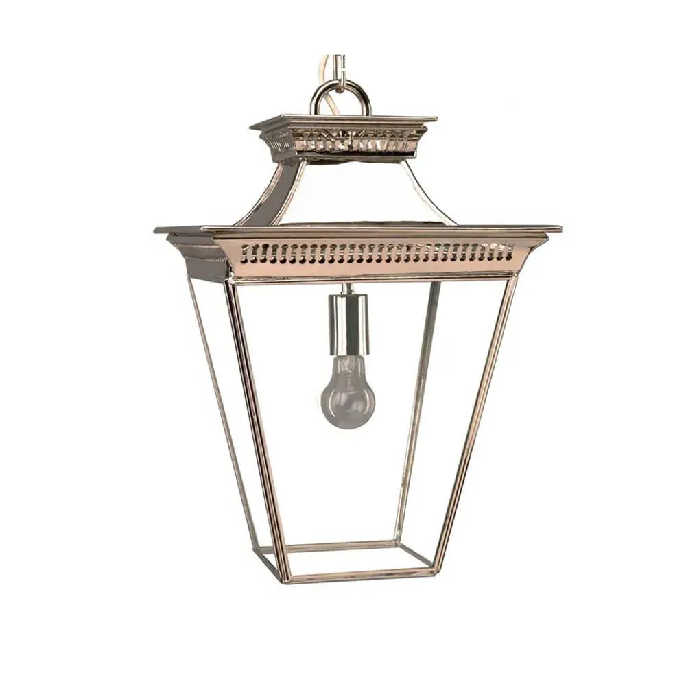 Pagoda Medium Pendant Light - Polished Nickel