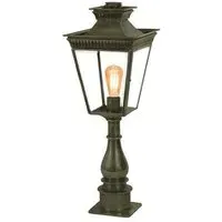 Pagoda Pillar Lamp - Antique, Brass