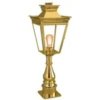 Pagoda Pillar Lamp - Polished Brass