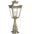 Pagoda Pillar Lamp - Polished Nickel, Brass