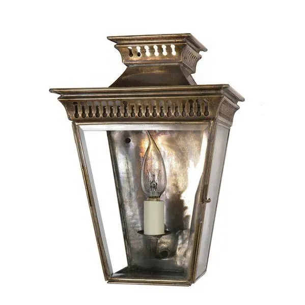 Pagoda Small Flush Passage Lamp - Polished Nickel