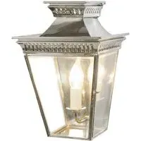 Pagoda Small Flush Passage Lamp - Polished Nickel